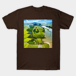 Cute Dragon Hidden in a Landscape T-Shirt